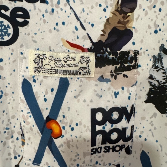 Men's Graphic Casual Button Down Shirt - Picture 2 of 15